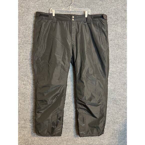 Tesla Mens Snow Ski Pants Size 3XL Black Outdoor Waterproof Cold Resistant - Picture 1 of 11